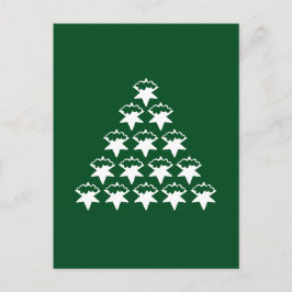 Weihnachts Dunkelgrün jetzt Sternenbaum Postkarte