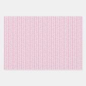 Weihnachts Dunkle Mauve Taupe Light Blush Pink Zig Geschenkpapier Set (Vorderseite)