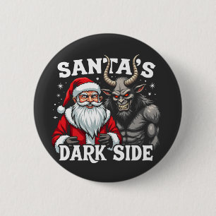 Weihnachts-Dunkle Seite Weihnachtsbäumkrampus Button