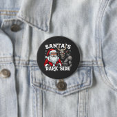 Weihnachts-Dunkle Seite Weihnachtsbäumkrampus Button (Beispiel)