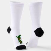 Weihnachts-Echsen-Crew-Socken Socken (Gewinkelt)