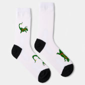 Weihnachts-Echsen-Crew-Socken Socken (Rechts)