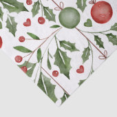 Weihnachts Efeu Seidenpapier (Detail)