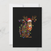 Weihnachts-Eichhörnchen Einladung (Vorderseite)