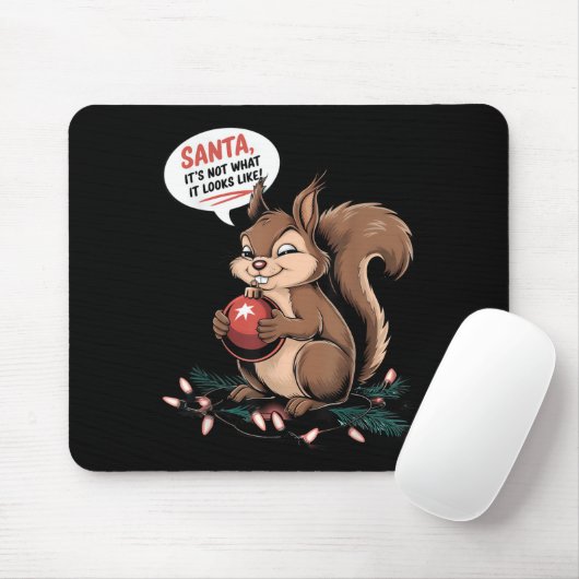 Weihnachts-Eichhörnchen Lights Mpi Eichhörnchen Xm Mousepad (Mit Mouse)