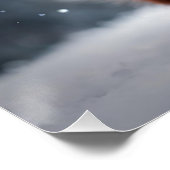 Weihnachts-Eichhörnchen mit Pinecone Poster (Ecke)