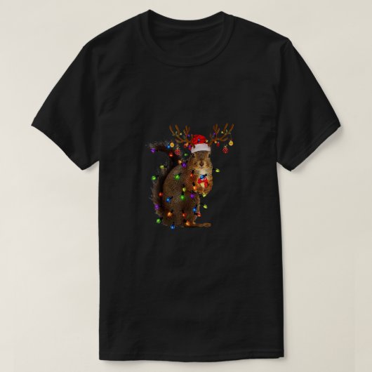 Weihnachts-Eichhörnchen T-Shirt (Design vorne)