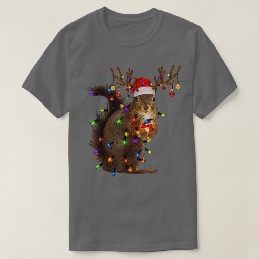 Weihnachts-Eichhörnchen T-Shirt (Design vorne)
