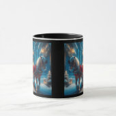 Weihnachts-Ein-Pferd und Carraige Tasse (Zentrum)