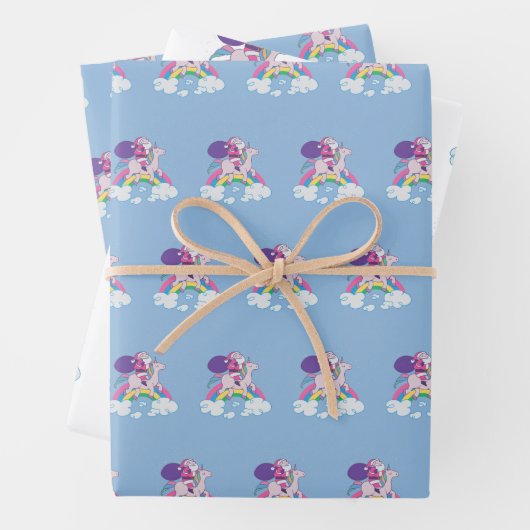 Weihnachts-Einhorn Geschenkpapier Set (Beispiel)