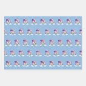 Weihnachts-Einhorn Geschenkpapier Set (Vorderseite 3)