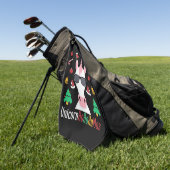 Weihnachts Einhorn Golfhandtuch (Gras)