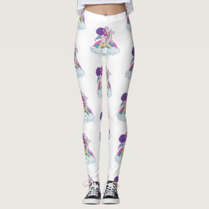 weihnachts-einhorn-weihnachtsmann leggings
