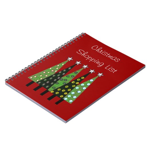 Weihnachts-Einkaufsliste Notizblock (Linke Seite)