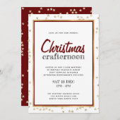 Weihnachts Einladung (Vorne/Hinten)