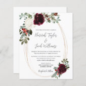 Weihnachts-Einladung (Vorne/Hinten)