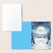 Weihnachts-Einladung 2023, 25. Folienkarte (Anzeige)