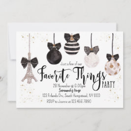 Weihnachts-Einladung Lieblings-Dinge Einladung