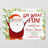 Weihnachts-Einladung, was für ein Spaß! Einladung (Vorne/Hinten)