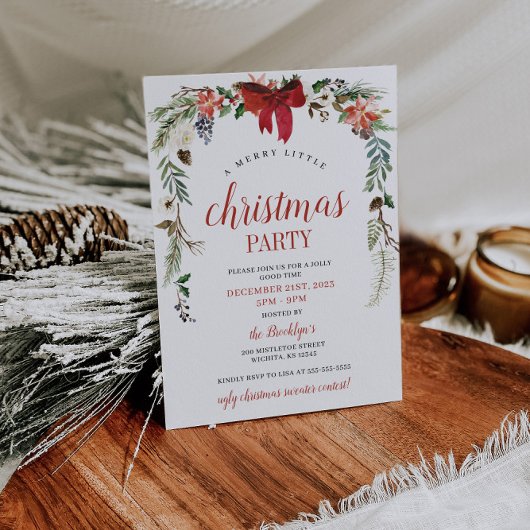 Weihnachts-Einladung - Weihnachts-Party Einladung