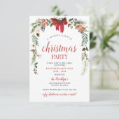 Weihnachts-Einladung - Weihnachts-Party Einladung (Stehend Vorderseite)