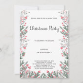 Weihnachts-Einladungen für Blumengras Einladung (Vorderseite)