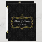 Weihnachts-Einladungen geblüht Einladung (Vorne/Hinten)