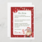 Weihnachts-Einladungskarte Einladung (Vorne/Hinten)