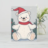 Weihnachts-Einladungskarte Einladung (Stehend Vorderseite)