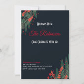 Weihnachts-Einladungskarte Einladung (Vorderseite)