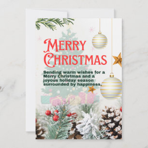 Weihnachts-Einladungskarte Einladung