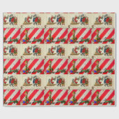 Weihnachts-Einpack-Elf Geschenkpapier (Flach)