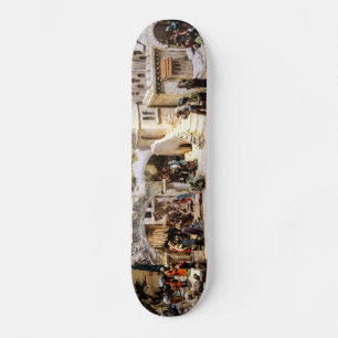 Weihnachts-Einrichtung für Krippen Skateboard