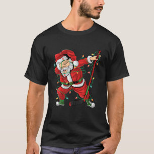 Weihnachts Eishockey Dabbing Weihnachten Weihnacht T-Shirt
