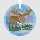 Weihnachts-Elch Ornament (Rückseite)