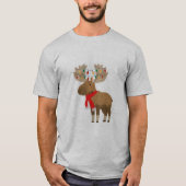 Weihnachts-Elch-Shirt T-Shirt (Vorderseite)