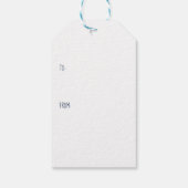 Weihnachts-Elche-Geschenketags Geschenkanhänger (Rückseite)