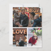 Weihnachts-Elche Weihnachtskarte Feiertagskarte (Rückseite)