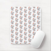 Weihnachts-Elefant-Maus-Pad Mousepad (Mit Mouse)