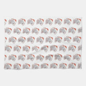 Weihnachts Elefantenküche Handtücher (Horizontal)