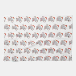 Weihnachts Elefantenküche Handtücher