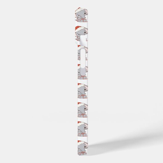 Weihnachts-Elephant-iPhone-Fall Case-Mate iPhone Hülle (Rückseite / Links)