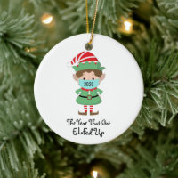 Weihnachts-Elf 2020 Jahr, das Got hat