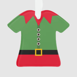 Weihnachts-Elf-Anzug Figurine Personalisiert Ornament