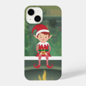 Weihnachts-Elf auf Shelf iPhone / iPad Fall Hülle (Rückseite)