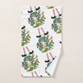 Weihnachts-Elf-Badehandtuch-Sets, Santa Badhandtuch Set (Handtuch)