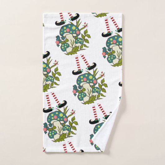 Weihnachts-Elf-Badehandtuch-Sets, Santa Badhandtuch Set (Handtuch)