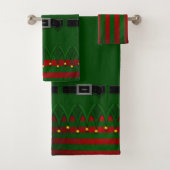 Weihnachts Elf Badetücher Sets Holiday Elf Handtüc (Insitu)