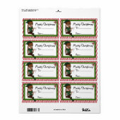 Weihnachts-Elf D5: Fantasy Christmas Geschenk Labe (Vorne)