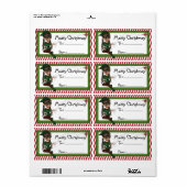 Weihnachts-Elf D6: Fantasy Christmas Geschenk Labe (Vorne)